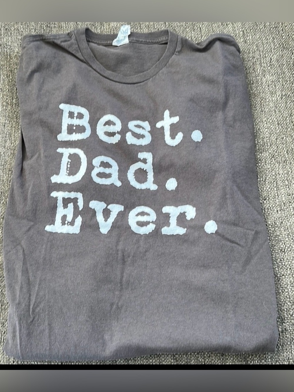 Delta Pro Weight "Best. Dad. Ever." Graphic Tee Gray XL 🏆